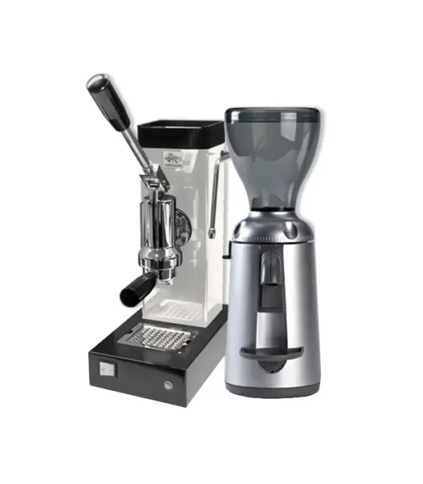 Ponte Vecchio Export White & Nuova Simonelli Grinta Chrome AMMT